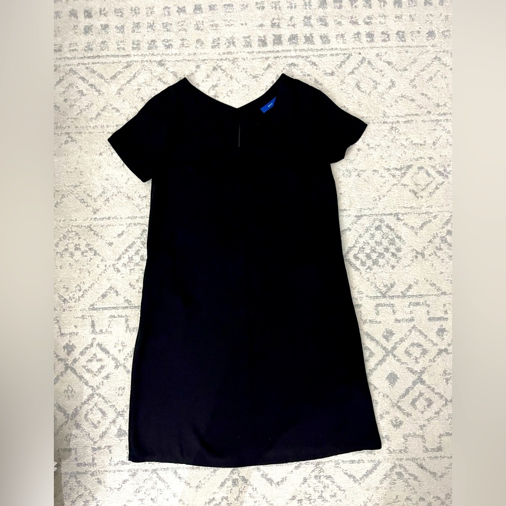 Apt 9, black, short sleeved dress, size small